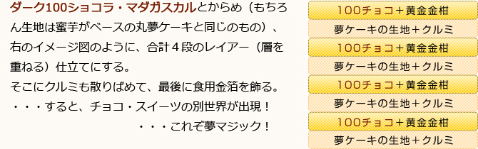 ������100���祳�顦�ޥ���������Ȥ�����ף��ʤΥ쥤������Ω�Ƥˤ��롣
